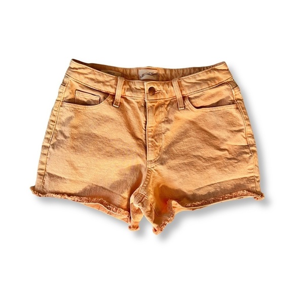Universal Thread Pants - Universal Thread Vintage Midi Distressed Orange Shorts | Sz 4
